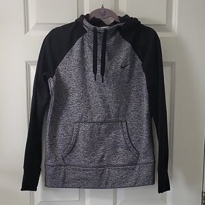 Nike Black and Gray Hoodie